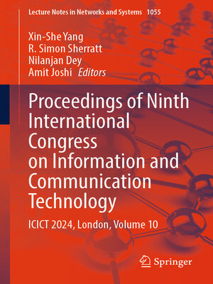 cover image of Proceedings of Ninth International Congress on Information and Communication Technology